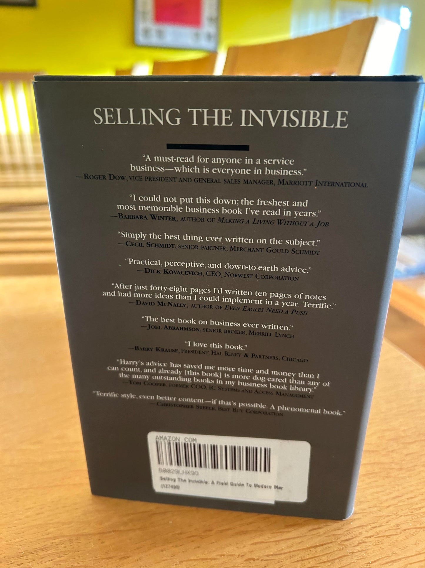 Harry Beckwith Selling The Invisible Hardback Book