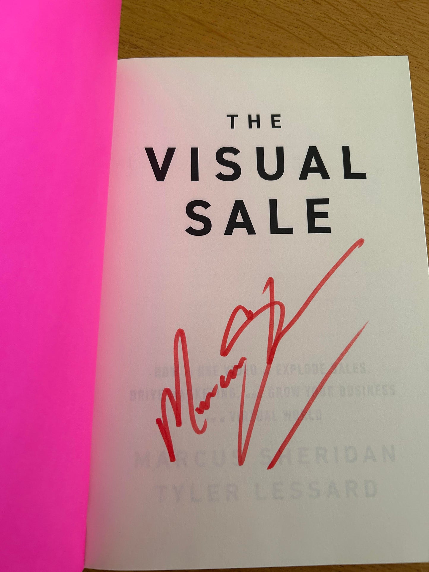 Marcus Sheridan The Visual Sale Book (Signed)
