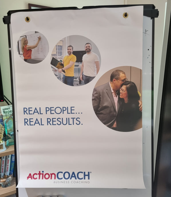 Flip Chart Cover - Real People. Real Results.