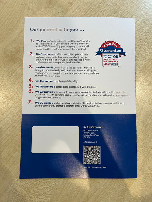 18 FAQ Questions Brochure