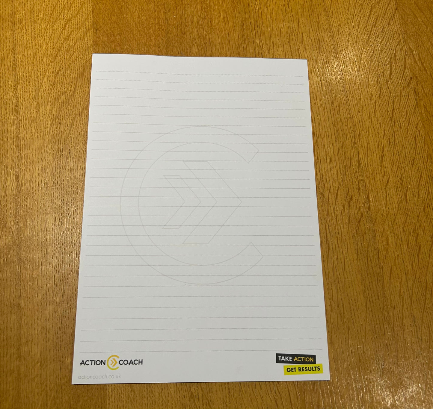 ActionCOACH Notepad