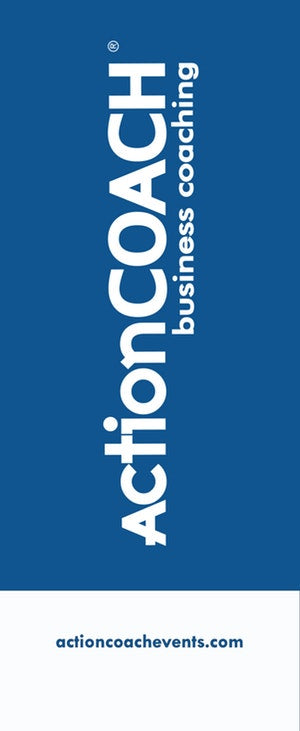 ActionCOACH Blue pop-up Banner - NOW ORDER THROUGH OUR PRINTING PORTAL