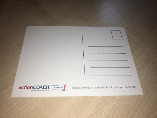 'You Smile. I Smile.' ActionCOACH postcards