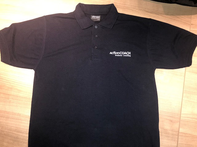Black Branded Polo T-Shirt